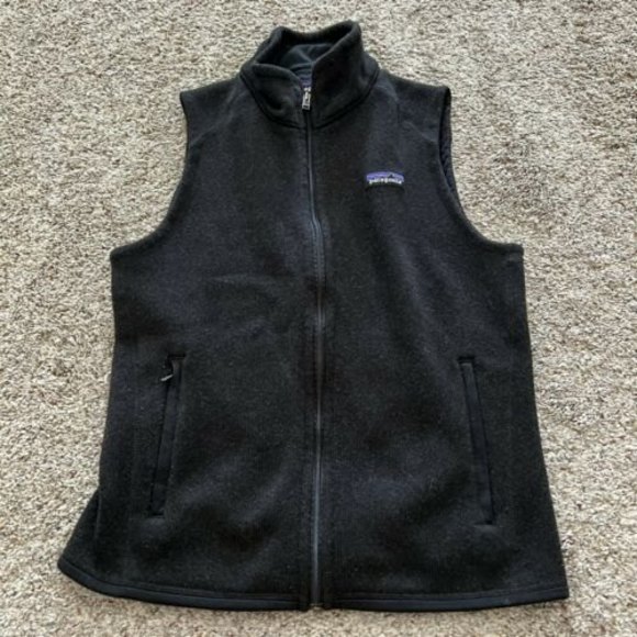 Patagonia Jackets & Blazers - Patagonia Sweater Fleece Vest S Full Zip Pockets Black 25886 Pockets